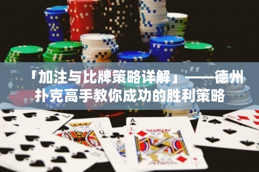「加注與比牌策略詳解」——德州撲克高手教你成功的勝利策略