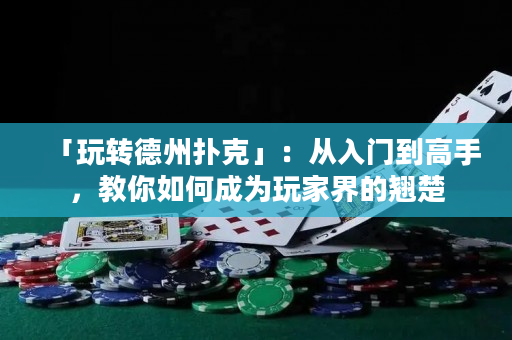 「玩轉德州撲克」：從入門到高手，教你如何成為玩家界的翹楚