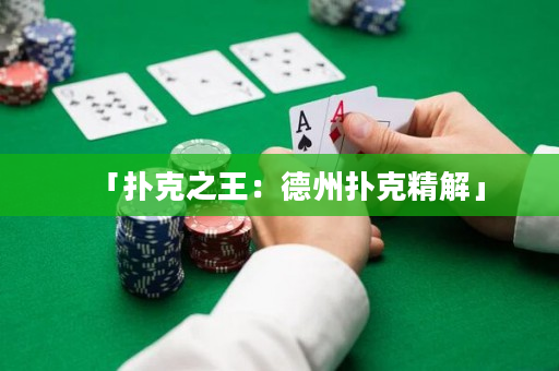 「撲克之王：德州撲克精解」