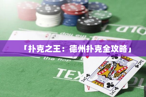「撲克之王：德州撲克全攻略」