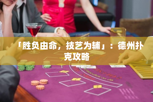 「勝負由命，技藝為輔」：德州撲克攻略