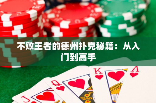 不敗王者的德州撲克秘籍：從入門到高手