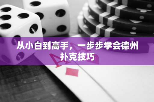 從小白到高手，一步步學會德州撲克技巧
