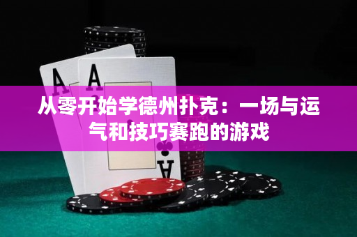 從零開始學(xué)德州撲克：一場與運氣和技巧賽跑的游戲