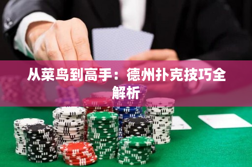 從菜鳥到高手：德州撲克技巧全解析