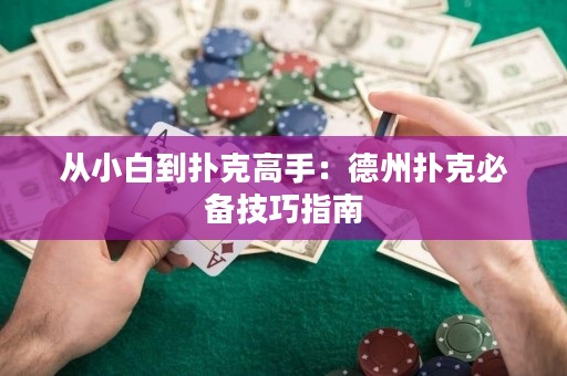 從小白到撲克高手：德州撲克必備技巧指南