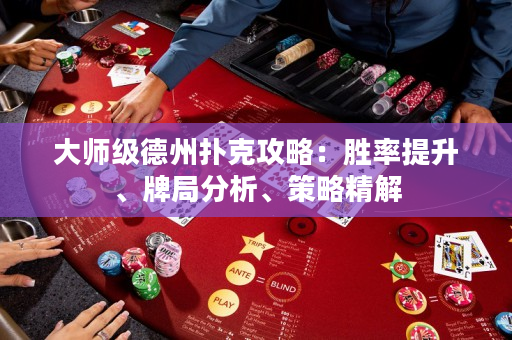 大師級德州撲克攻略：勝率提升、牌局分析、策略精解
