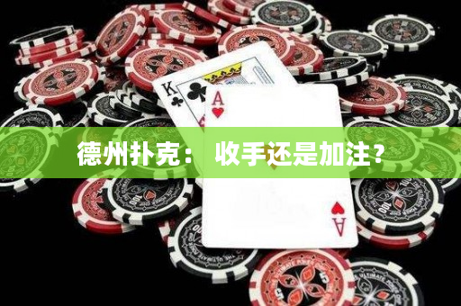 德州撲克： 收手還是加注？