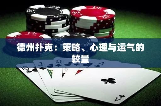 德州撲克：策略、心理與運氣的較量