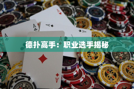 德撲高手：職業選手揭秘