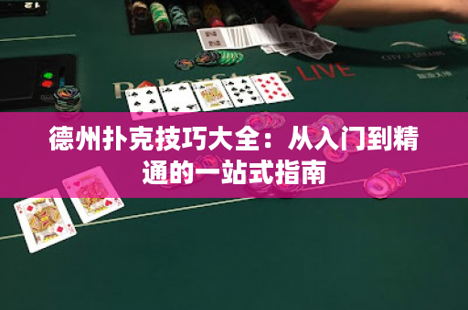 德州撲克技巧大全：從入門到精通的一站式指南