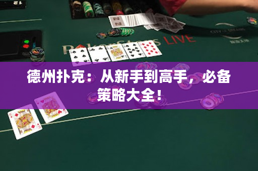 德州撲克：從新手到高手，必備策略大全！