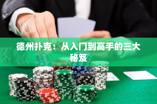 德州撲克：從入門到高手的三大秘笈