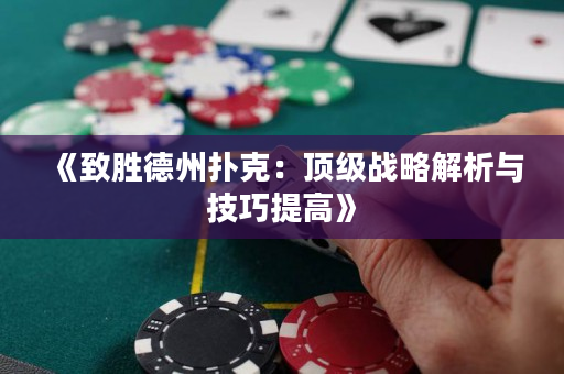 《致勝德州撲克：頂級戰略解析與技巧提高》