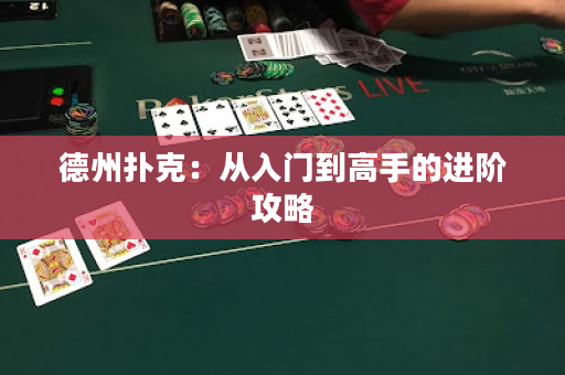 德州撲克：從入門到高手的進階攻略