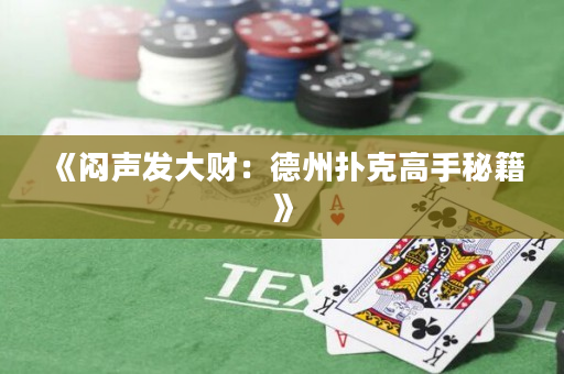 《悶聲發大財：德州撲克高手秘籍》