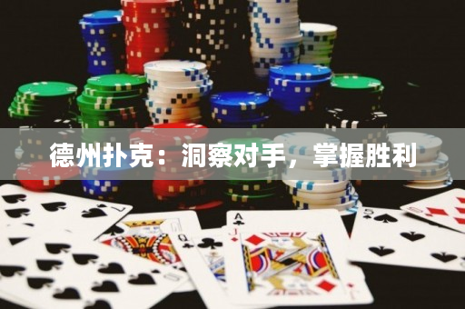 德州撲克：洞察對手，掌握勝利