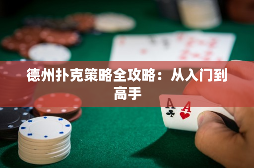 德州撲克策略全攻略：從入門到高手