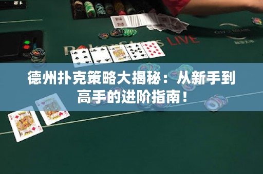 德州撲克策略大揭秘：從新手到高手的進階指南！