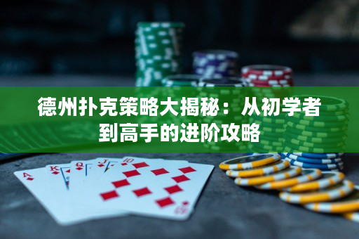 德州撲克策略大揭秘：從初學者到高手的進階攻略