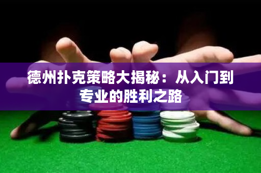 德州撲克策略大揭秘：從入門到專業的勝利之路