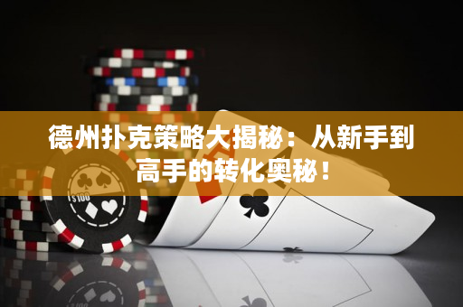 德州撲克策略大揭秘：從新手到高手的轉化奧秘！
