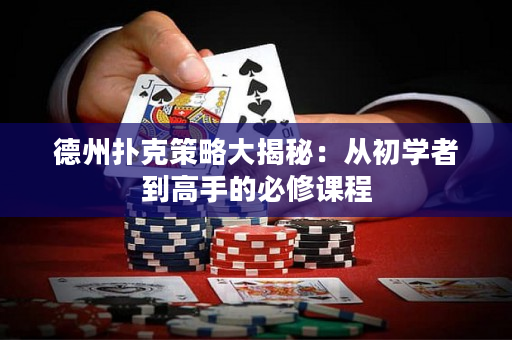 德州撲克策略大揭秘：從初學者到高手的必修課程