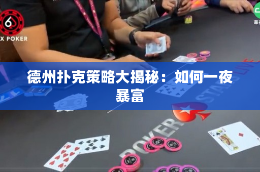 德州撲克策略大揭秘：如何一夜暴富