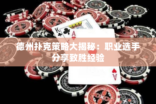 德州撲克策略大揭秘：職業選手分享致勝經驗