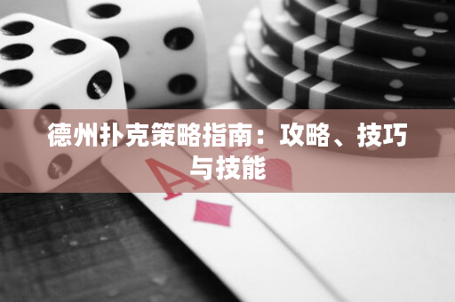 德州撲克策略指南：攻略、技巧與技能