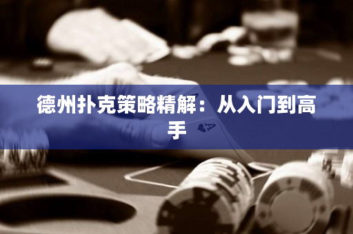 德州撲克策略精解：從入門到高手