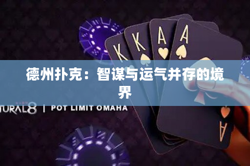 德州撲克：智謀與運氣并存的境界
