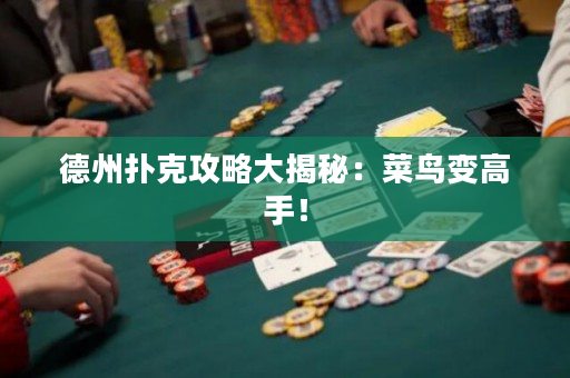 德州撲克攻略大揭秘：菜鳥變高手！
