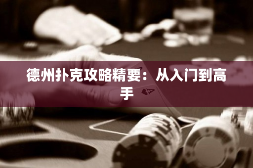 德州撲克攻略精要：從入門到高手