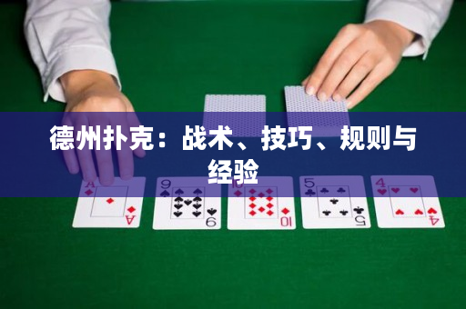 德州撲克：戰術、技巧、規則與經驗
