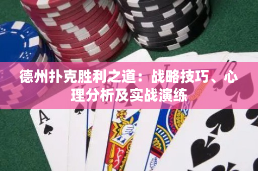 德州撲克勝利之道：戰略技巧、心理分析及實戰演練