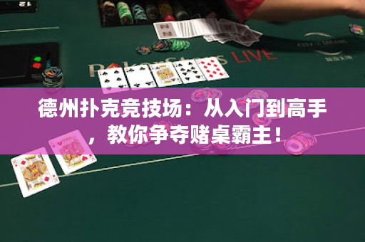 德州撲克競技場：從入門到高手，教你爭奪賭桌霸主！