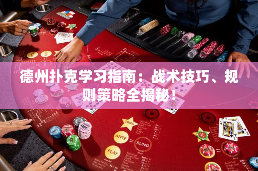 德州撲克學習指南：戰(zhàn)術(shù)技巧、規(guī)則策略全揭秘！