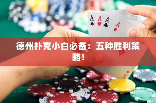 德州撲克小白必備：五種勝利策略！
