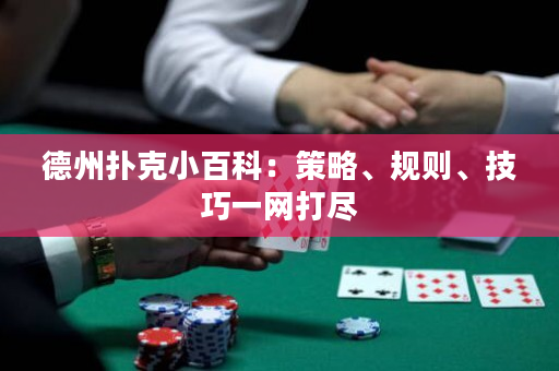 德州撲克小百科：策略、規則、技巧一網打盡