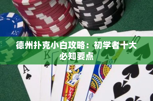 德州撲克小白攻略：初學(xué)者十大必知要點