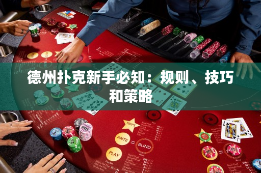 德州撲克新手必知：規則、技巧和策略
