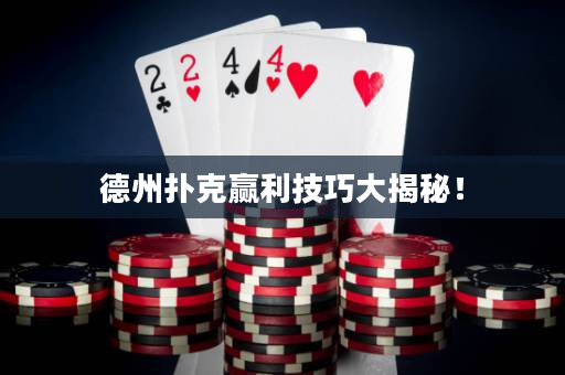 德州撲克贏利技巧大揭秘！