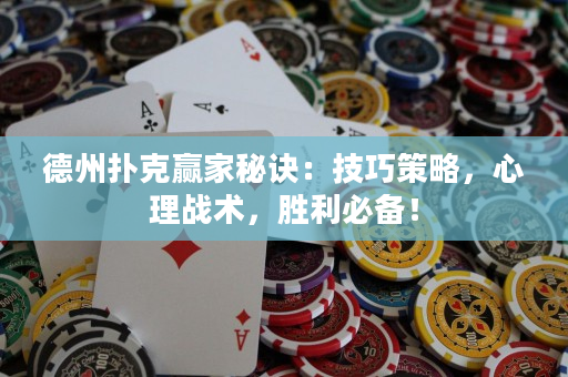 德州撲克贏家秘訣：技巧策略，心理戰(zhàn)術(shù)，勝利必備！