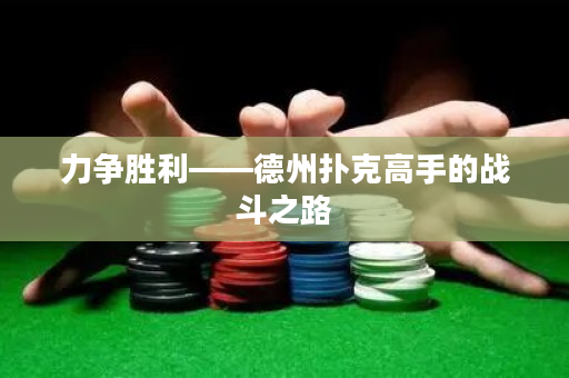 力爭勝利——德州撲克高手的戰斗之路