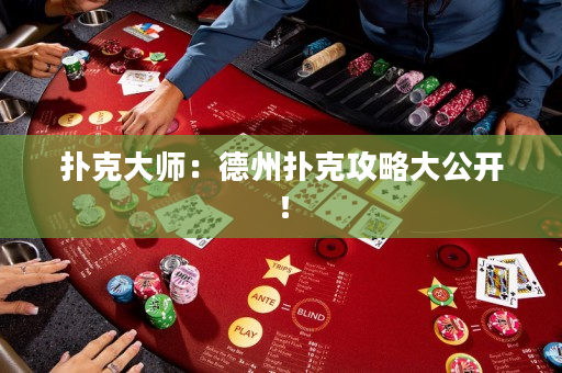撲克大師：德州撲克攻略大公開！