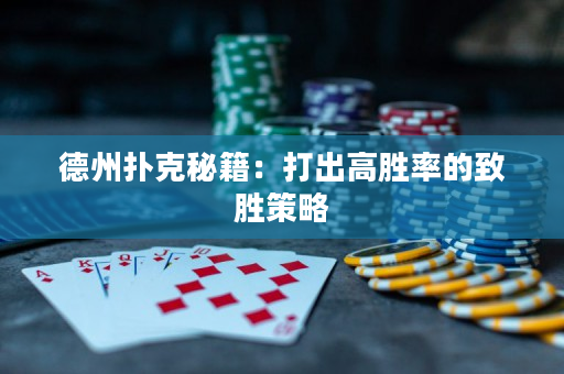 德州撲克秘籍：打出高勝率的致勝策略
