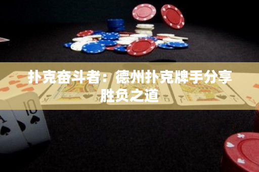 撲克奮斗者：德州撲克牌手分享勝負之道