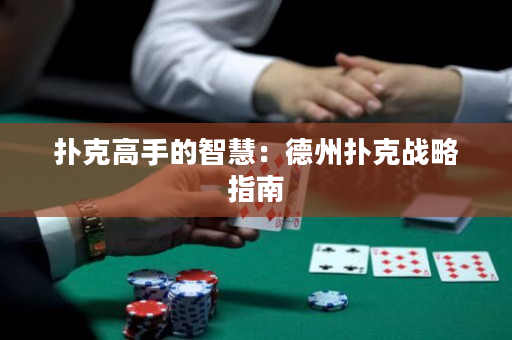 撲克高手的智慧：德州撲克戰略指南