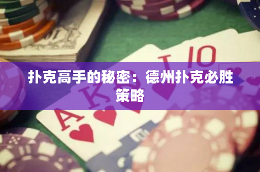 撲克高手的秘密：德州撲克必勝策略
